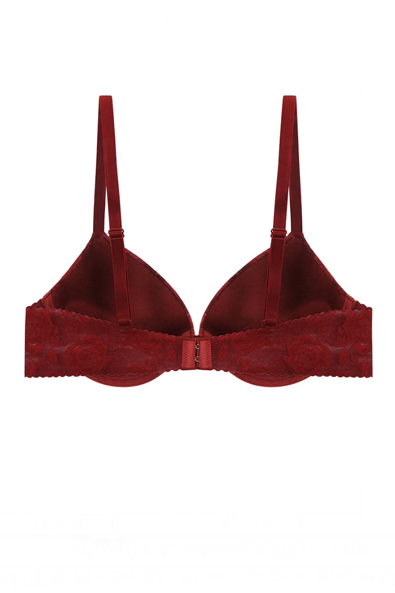 89144 12 Piece Lightly Padded Lace Bra with Underwire – B/C Cup, Adjustable Straps