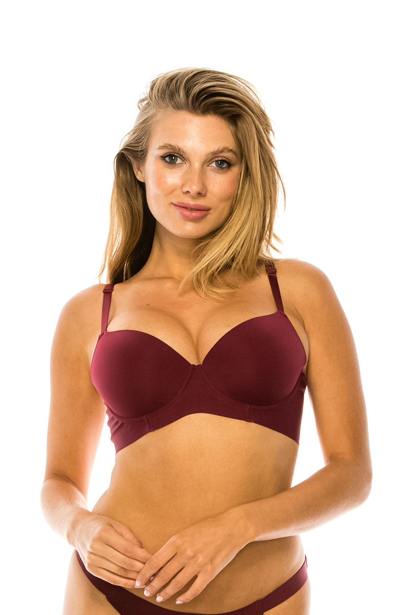 89151 6 Piece Lightly Padded Seamless Comfort Bra Laser Cut Bra B/C Cup C02