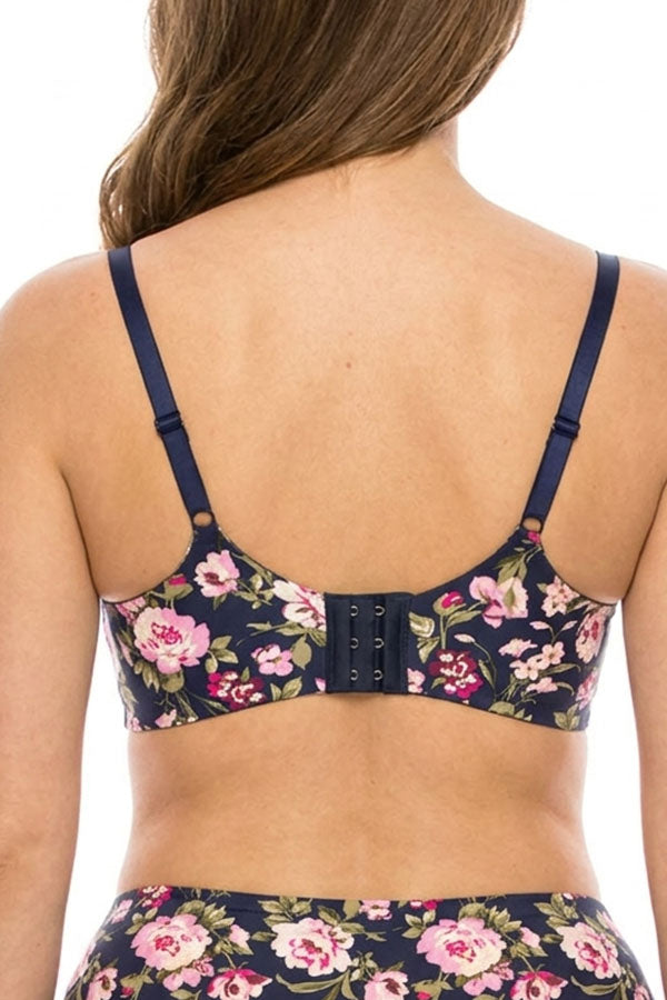 89349 6 Piece Push Up Padded Cups Coverage Bra with Underwire B C Cup