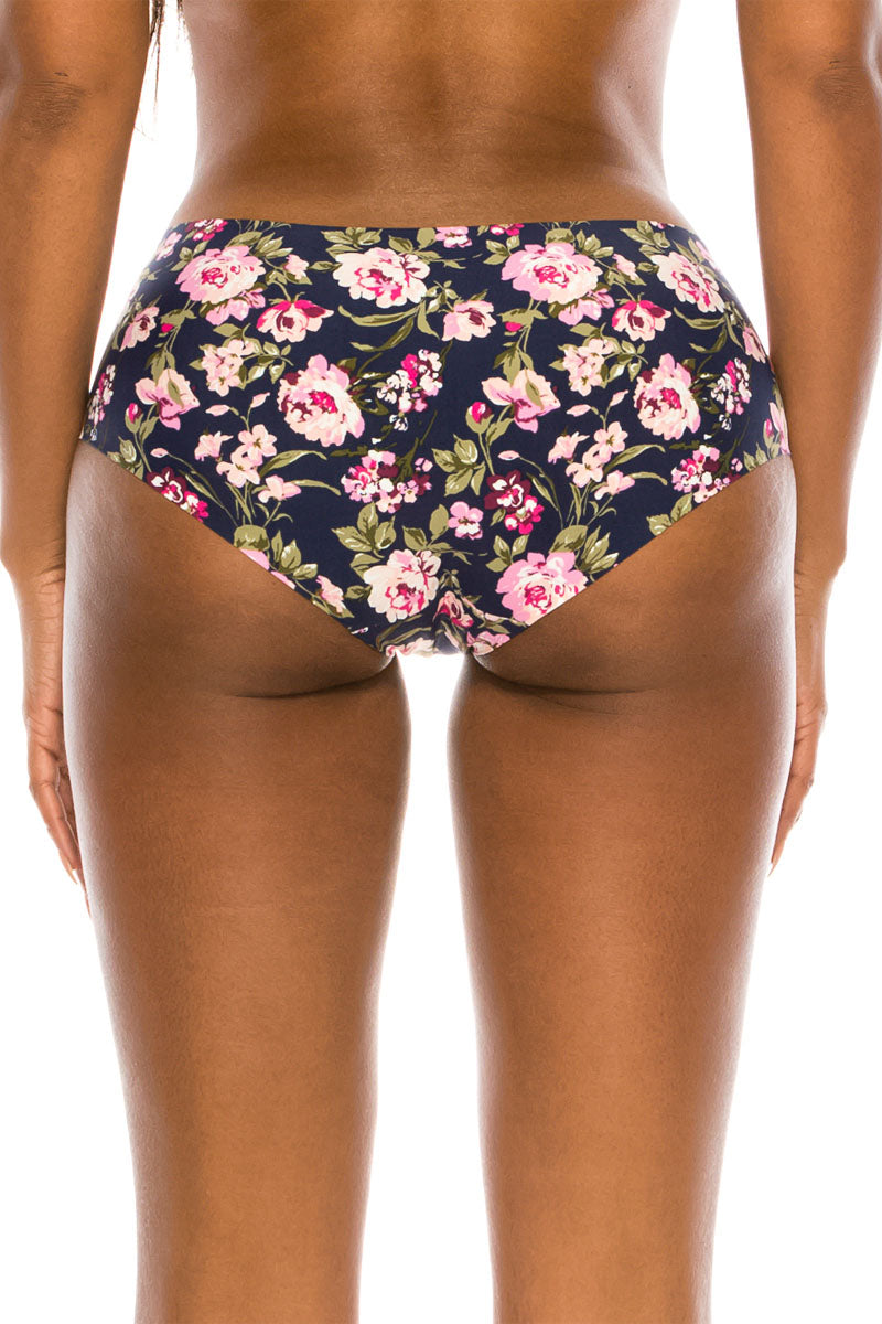 89349 6 Piece Soft and Comfortable Solid Laser Cut Panty