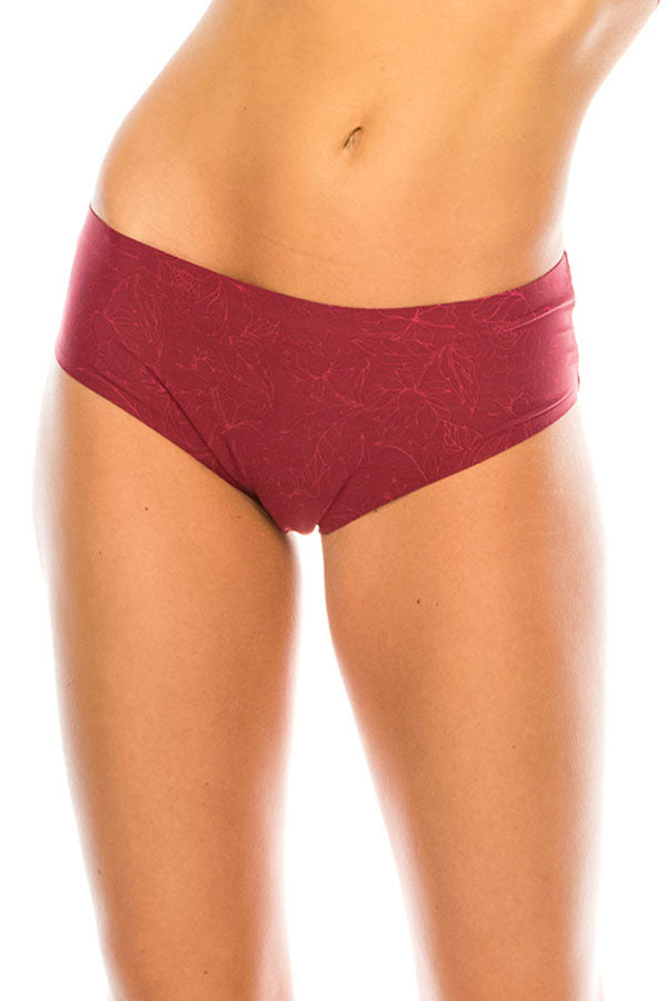 89531 6-Pack solid laser cut panty C01