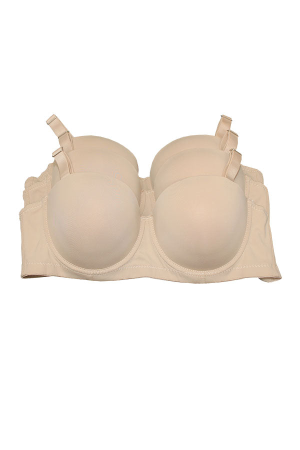 90039 3 Piece Underwire & Adjustable Straps Demi Light Pad Bra – D/DD/DDD Cup