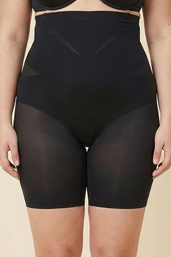 90052 Wholesale High Waist Shapewear Shorts (4 Support Bones)-3pcs prepack