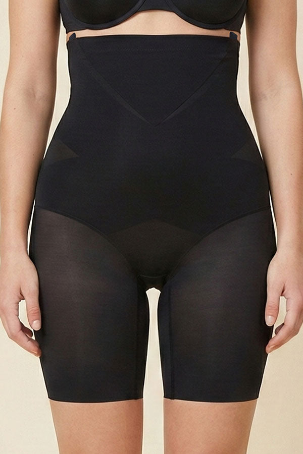 90052 Wholesale High Waist Shapewear Shorts (4 Support Bones)-3pcs prepack