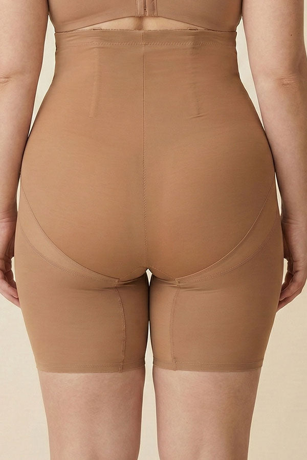 90052 Wholesale High Waist Shapewear Shorts (4 Support Bones)-3pcs prepack