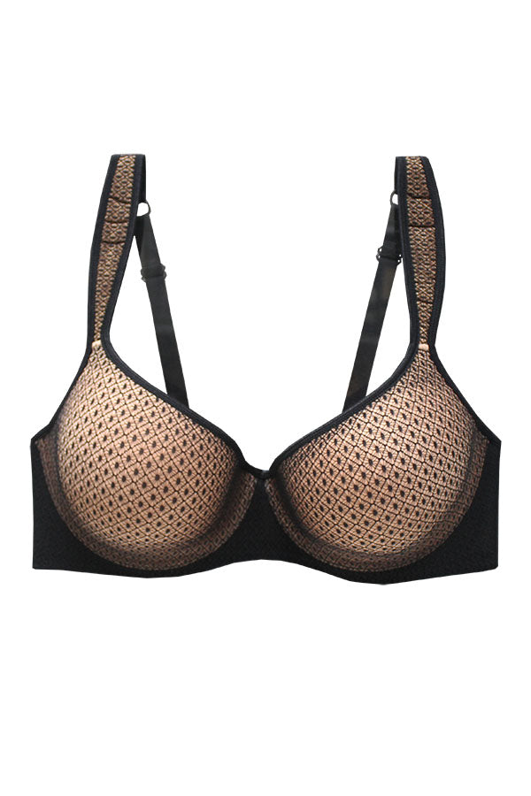 90058 6 Pieces Adjustable & Supportive Lace Bra with Underwire D/DD Cup C01