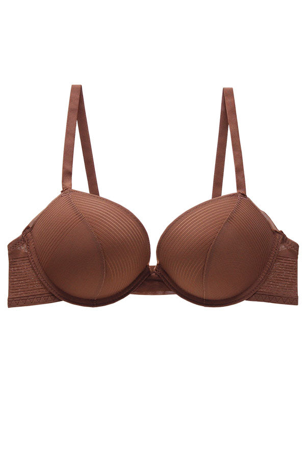 90064 12 Pieces Underwire Support, Adjustable Straps Push-Up B C Cup Bra