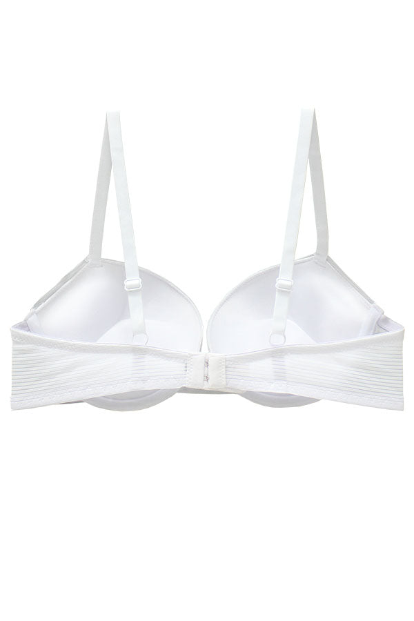 90064 12 Pieces Underwire Support, Adjustable Straps Push-Up B C Cup Bra