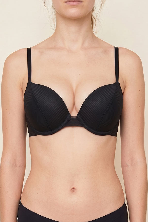 90064 12 Pieces Underwire Support, Adjustable Straps Push-Up B C Cup Bra