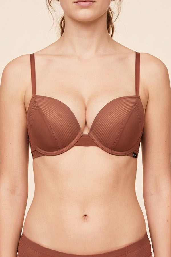 90064 12 Pieces Underwire Support, Adjustable Straps Push-Up B C Cup Bra