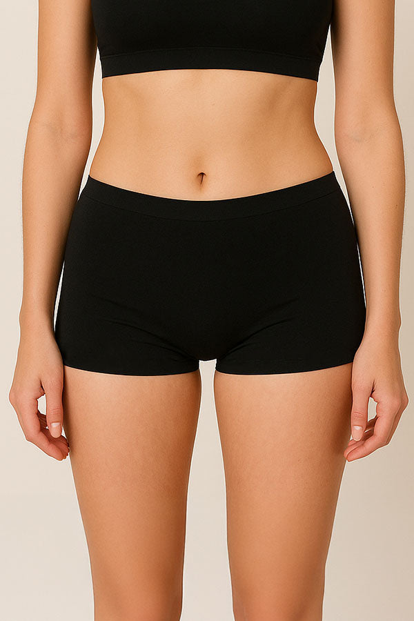 90069 6 Piece Invisible Fit & Stretch Comfort Seamless Laser Cut Boyshorts