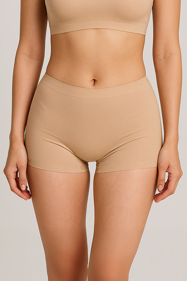 90069 6 Piece Invisible Fit & Stretch Comfort Seamless Laser Cut Boyshorts