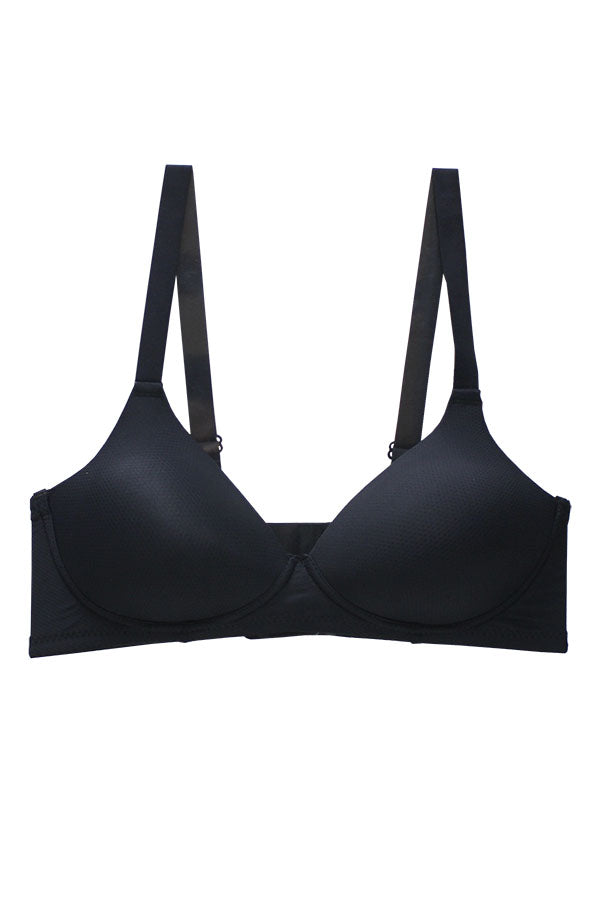 90071 12 Pieces Adjustable Straps & Four Hook Closure Wire-Free D-DD Cup Bra