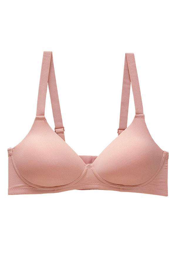 90071 12 Pieces Adjustable Straps & Four Hook Back Closure Wire Free B C Cup Bra