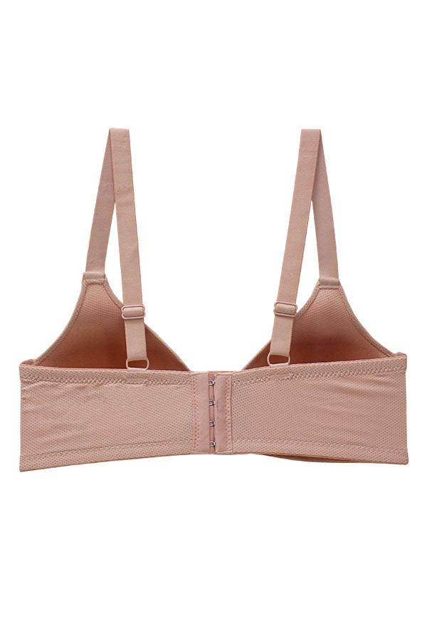 90071 12 Pieces Adjustable Straps & Four Hook Closure Wire-Free D-DD Cup Bra