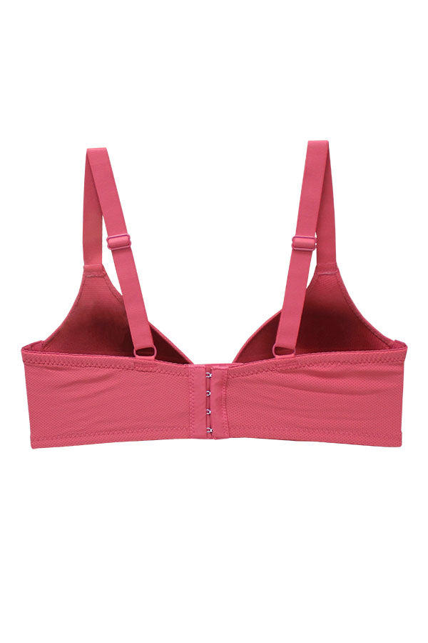 90072 6 Pieces Adjustable Straps & Four Hook Closure Wire Free B C D DD Cup Bra