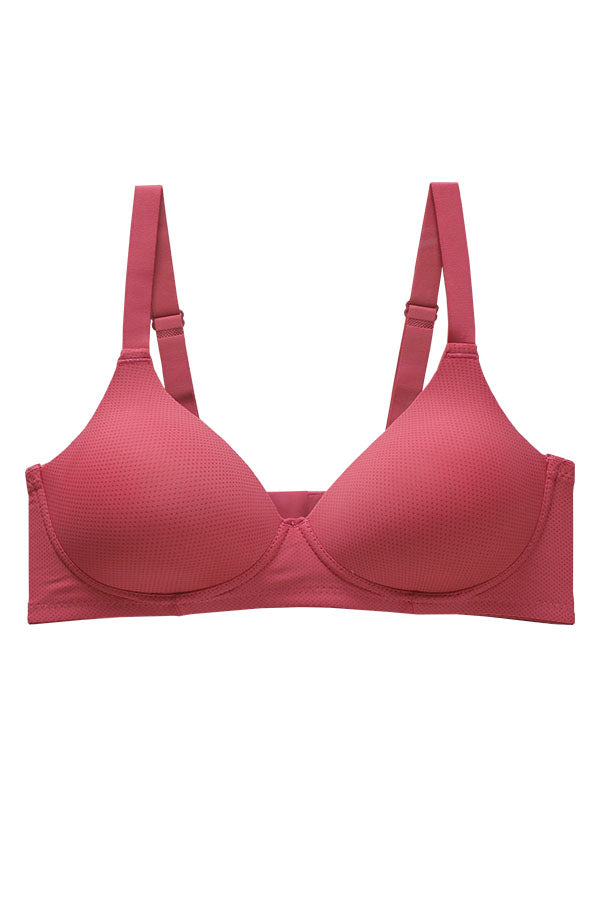 90072 6 Pieces Adjustable Straps & Four Hook Closure Wire Free B C D DD Cup Bra