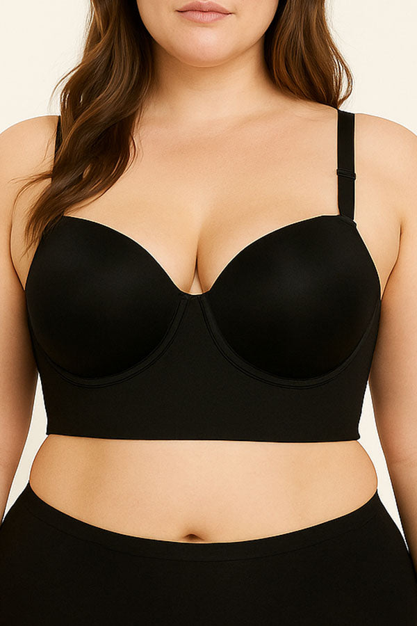 90076 Boning Long Band Underwire Bra-12pcs pack