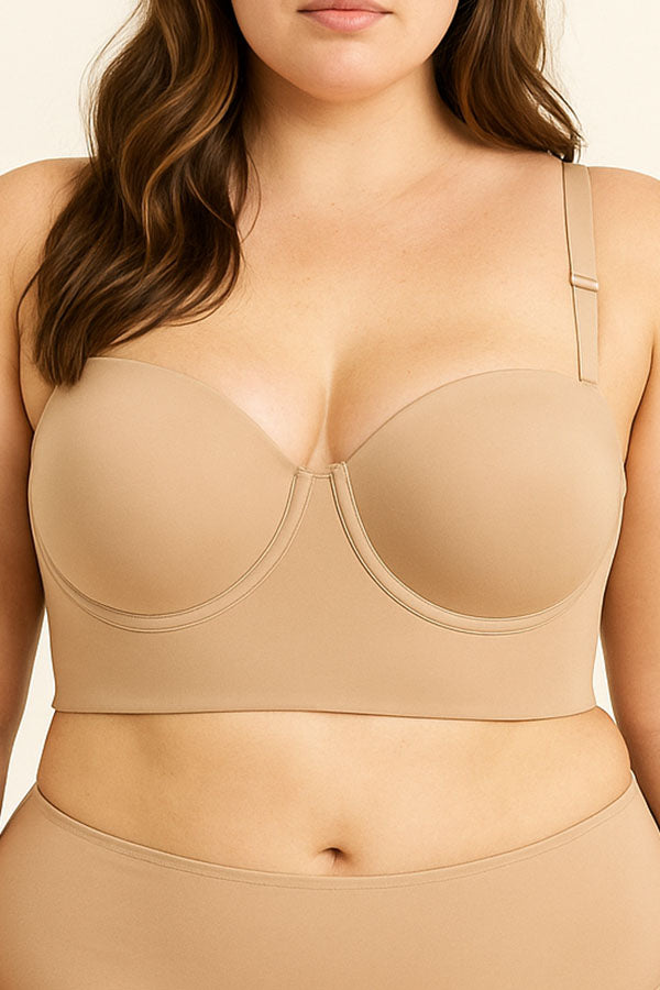 90076 Boning Long Band Underwire Bra-12pcs pack