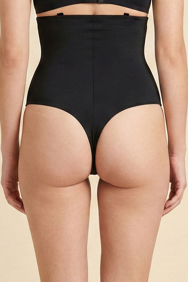 90077 Youmita High Waist Shapewear Thong – 4 Support Bones - 3pcs prepack Wholesale