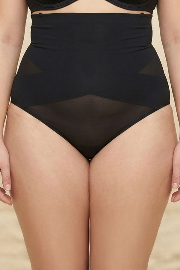 90077 Youmita High Waist Shapewear Thong – 4 Support Bones - 3pcs prepack Wholesale