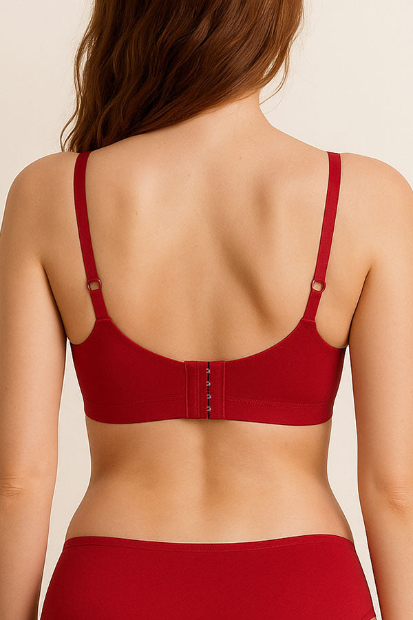 90078 Double Push-Up Bra – Underwire, Laser-Cut Band, B-C Cup, 6-Pack C01