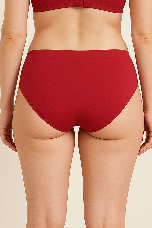 90078 Laser Cut Seamless Panty – 6 Color Pack C01