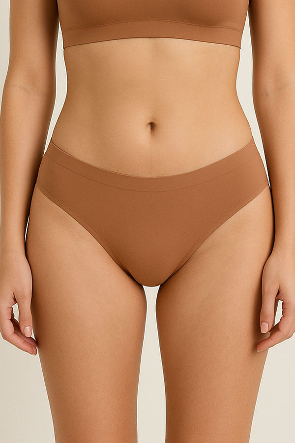 90078 Laser Cut Seamless Thong – 6 Color Pack C01