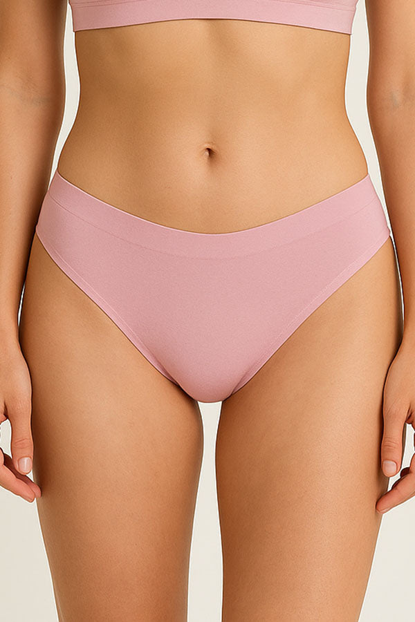 90078 Laser Cut Seamless Thong – 6 Color Pack C01