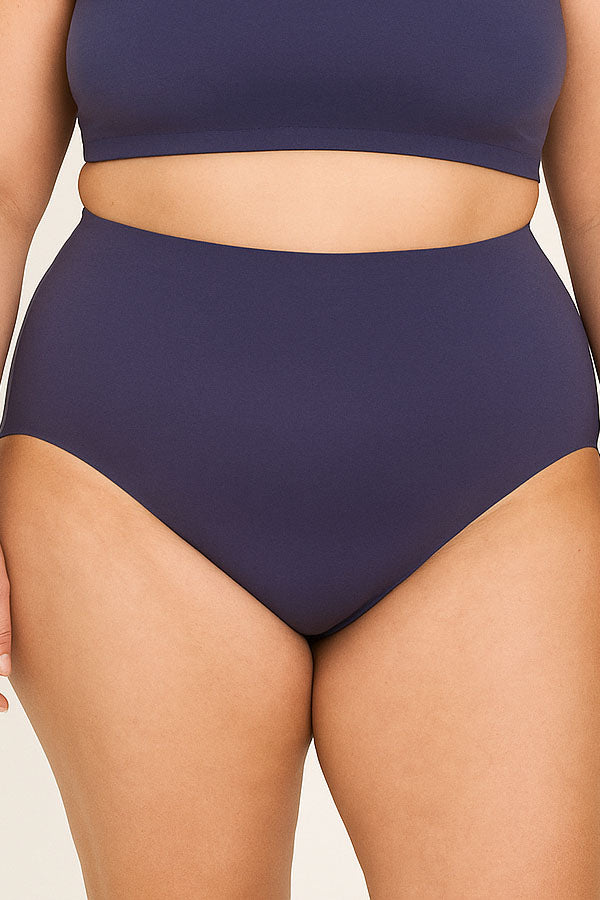 90079 Laser Cut Seamless Panty -Plus Size – 6 Color Pack C01