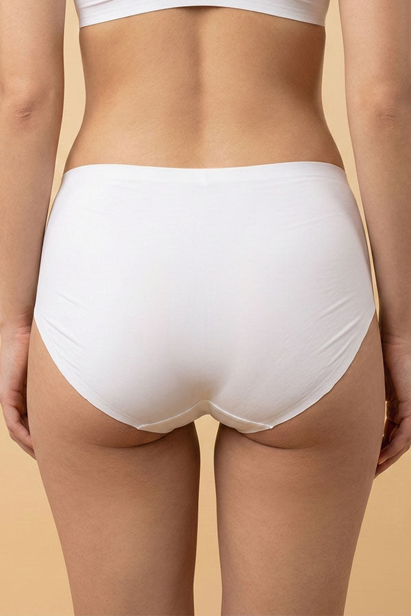 90080 Seamless Laser-Cut Panty – Cotton Blend| 6pcs Wholesale Prepack