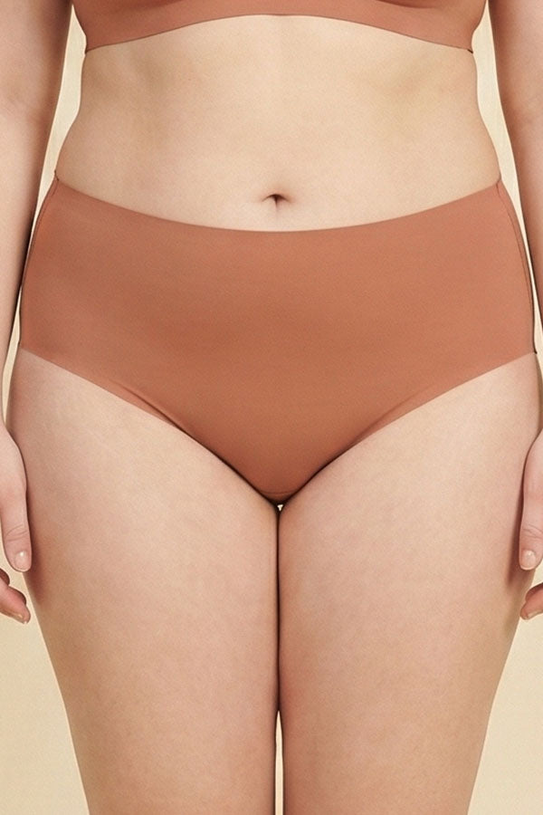 90080 Seamless Laser-Cut Panty – Cotton Blend| 6pcs Wholesale Prepack