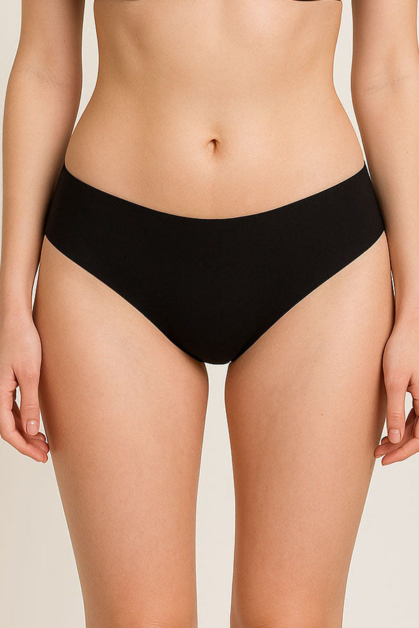 90080 Seamless Laser-Cut Thong – Premium Cotton blend) | 6pcs Wholesale Prepack