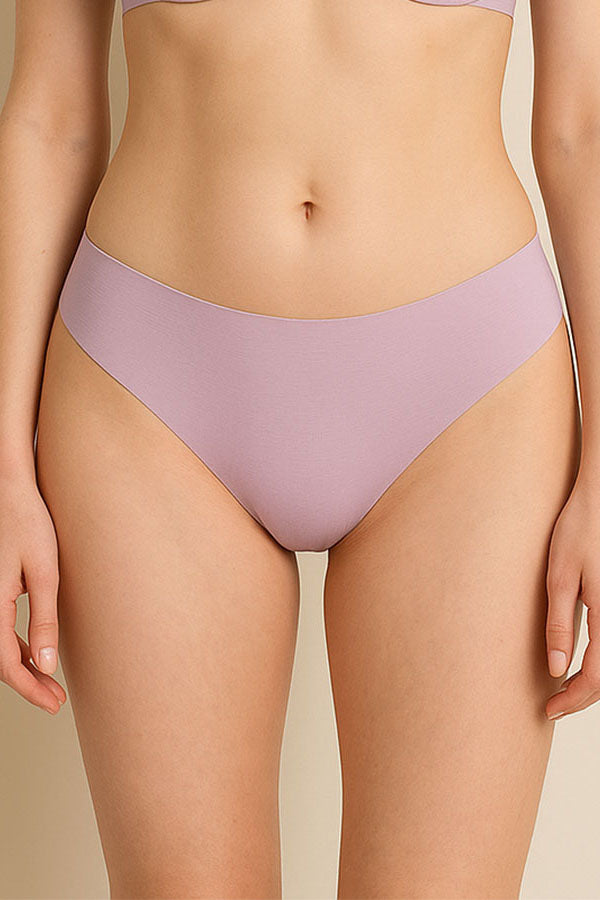 90080 Seamless Laser-Cut Thong – Premium Cotton blend) | 6pcs Wholesale Prepack