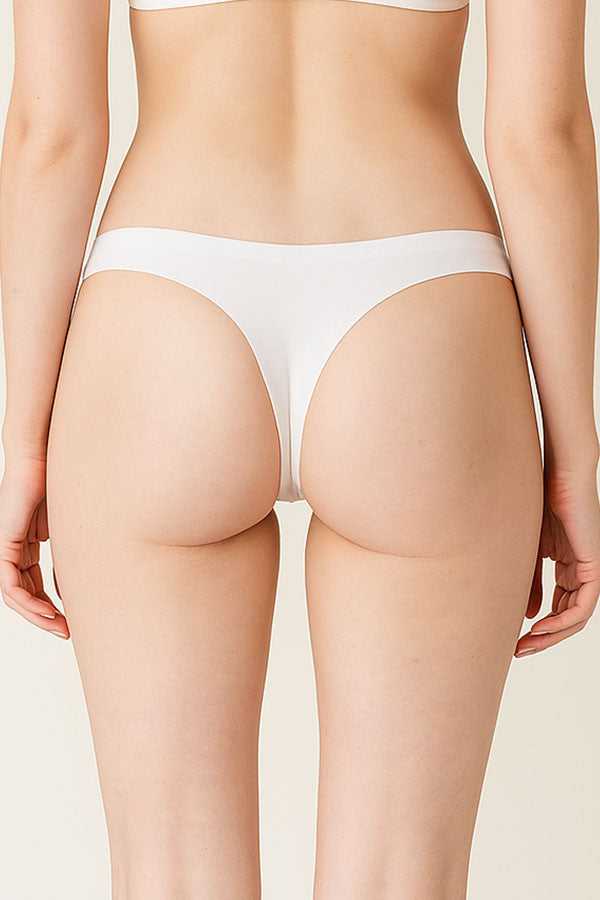 90080 Seamless Laser-Cut Thong – Premium Cotton blend) | 6pcs Wholesale Prepack