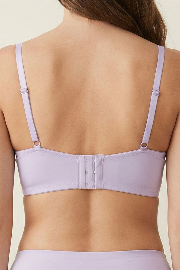 90082 Wholesale Pima Cotton Push Up Wirefree Bra 3-Pack