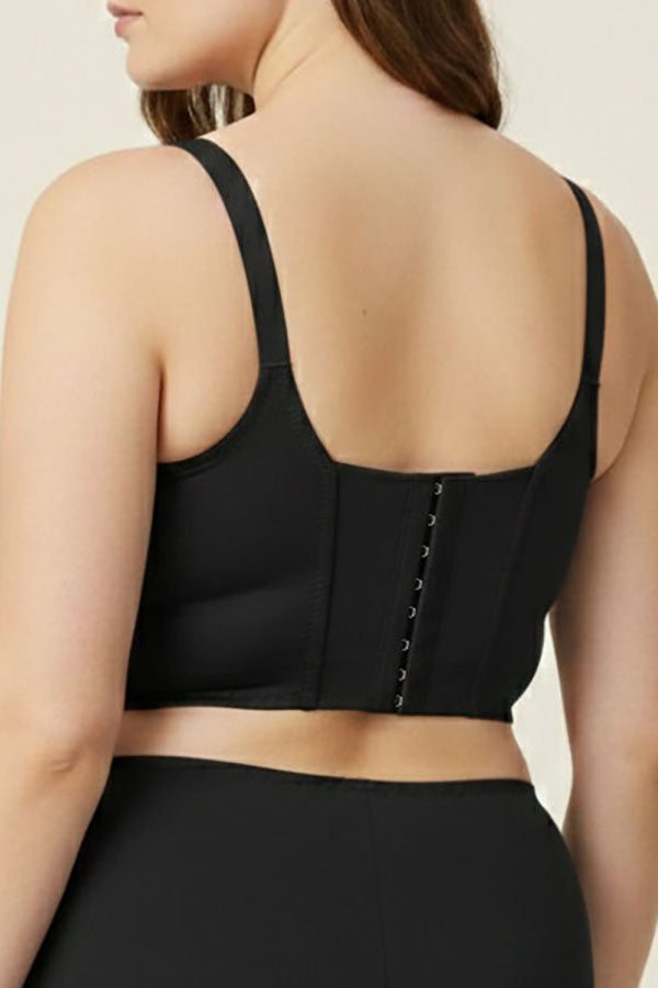 90084 Full Support Underwire Long Line Bra – 8-Hook Back Closure (D DD Cup) | 3pcs Wholesale Prepack