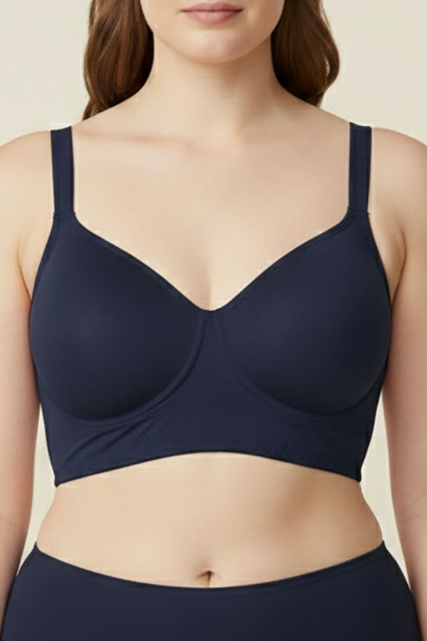 90084 Full Support Underwire Long Line Bra – 8-Hook Back Closure (D DD Cup) | 3pcs Wholesale Prepack