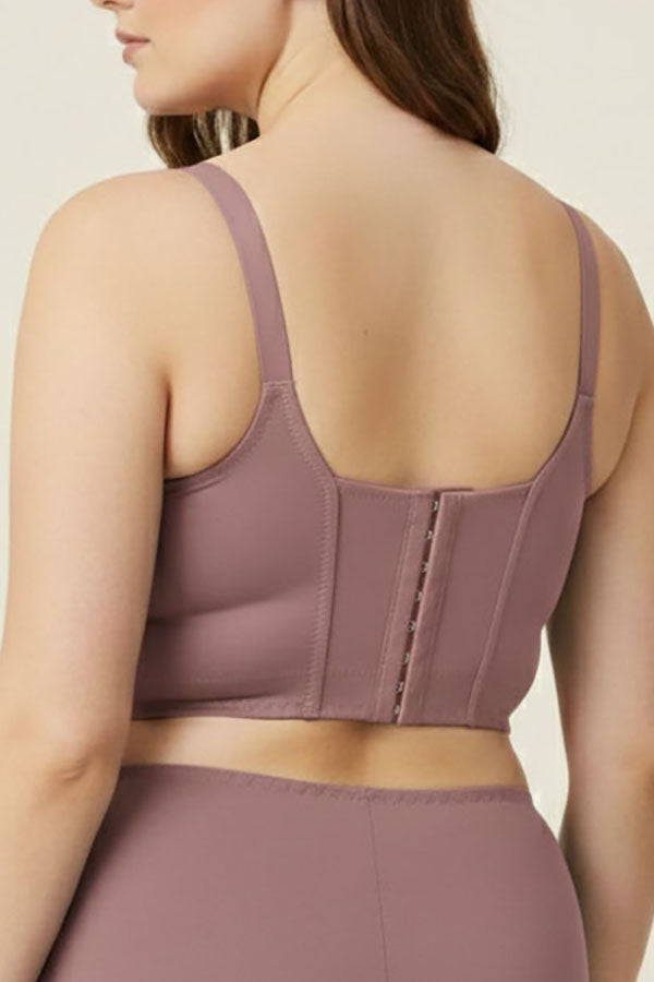 90084 Full Support Underwire Long Line Bra – 8-Hook Back Closure (D DD Cup) | 3pcs Wholesale Prepack