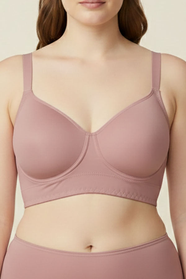 90084 Full Support Underwire Long Line Bra – 8-Hook Back Closure (D DD Cup) | 3pcs Wholesale Prepack