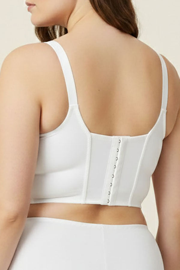 90084 Full Support Underwire Long Line Bra – 8-Hook Back Closure (D DD Cup) | 3pcs Wholesale Prepack