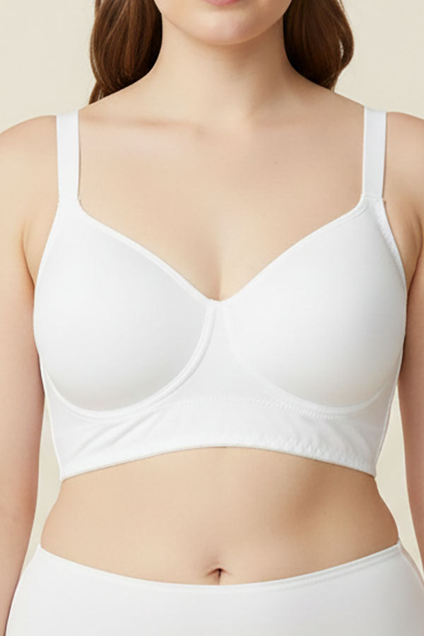 90084 Full Support Underwire Long Line Bra – 8-Hook Back Closure (D DD Cup) | 3pcs Wholesale Prepack
