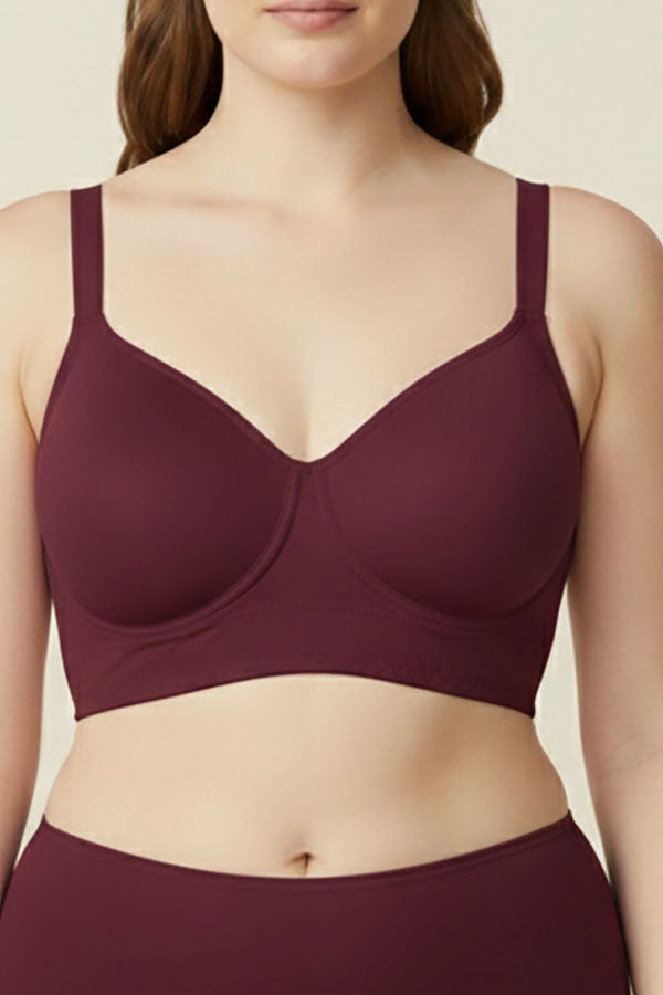 90084 Full Support Underwire Long Line Bra – 8-Hook Back Closure (D DD Cup) | 3pcs Wholesale Prepack