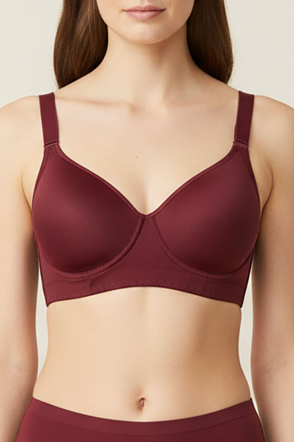 90084 Full Support Underwire Long Line Bra – 5-Hook Back Closure (B C Cup) | 3pcs Wholesale Prepack