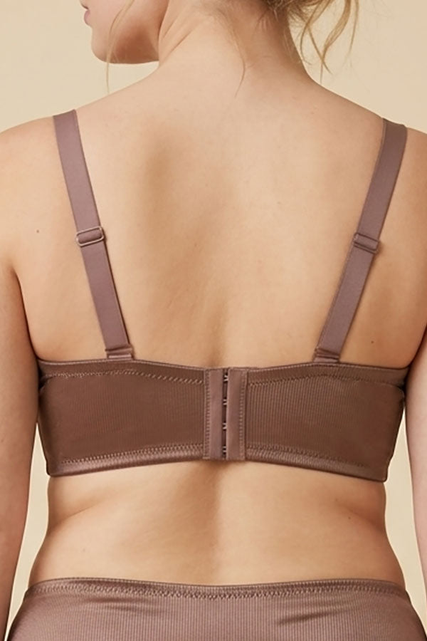 90086 D/DD Cup Satin Wire-Free Bra – Adjustable Straps, 3 Piece Prepack