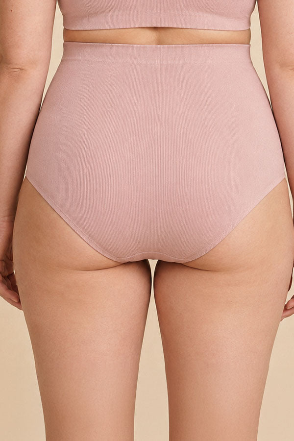 90086 Plus Size Satin High-Waist Laser-Cut Panty - 6 pcs prepack