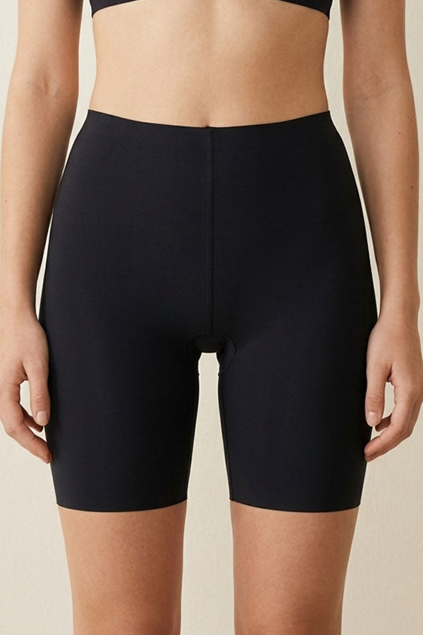 90092 Women’s Seamless Boyshort Underwear – Raw Cut Leg Stretch Panty