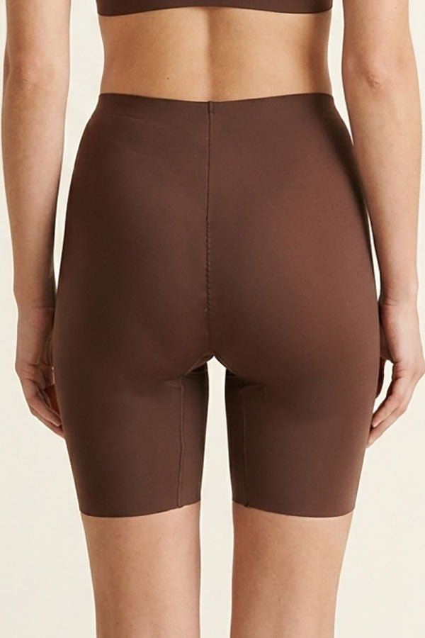 90092 Women’s Seamless Boyshort Underwear – Raw Cut Leg Stretch Panty
