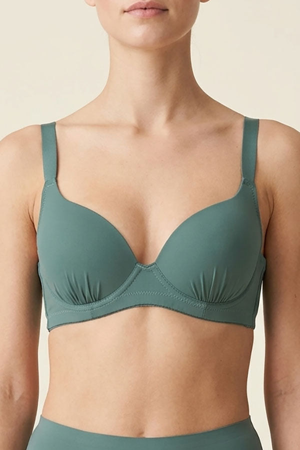 9024 6 Pieces Assorted Colors B/C/D/DD/DDD/F Cup Full Coverage Bra