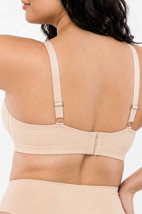 9024 3 Pieces D, DD, DDD and F Cup Black, Nude, White Full Coverage Bra